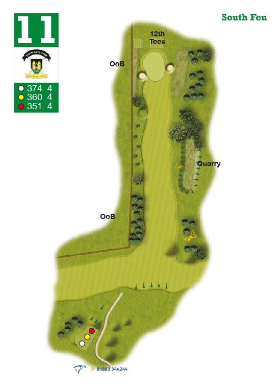 11th hole Elgin Golf Club Moray