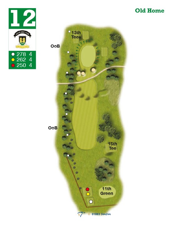 12th hole Elgin Golf Club Moray
